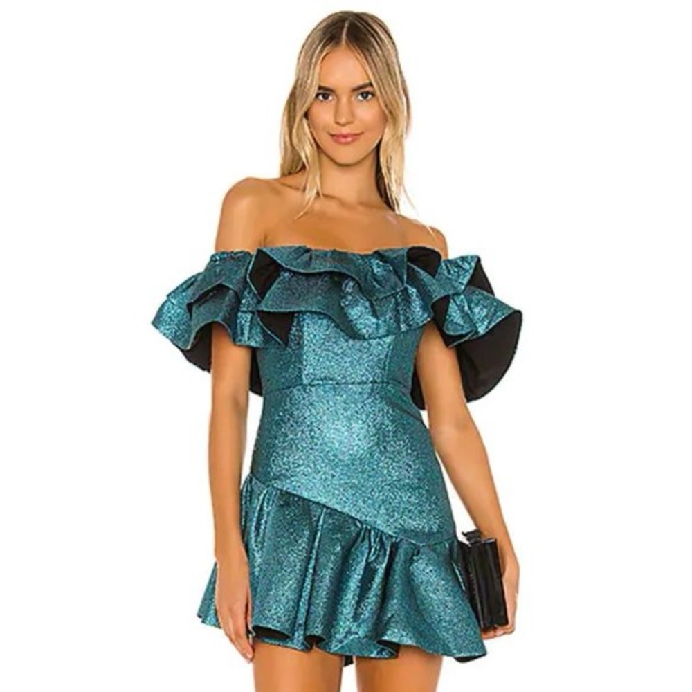 NWT NBD Metallic mini dress